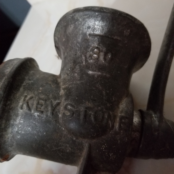 VINTAGE MEAT GRINDER C.I.CO BOYERTOWN PA KEYSTONE MADE IN USA - Picture 2 of 5